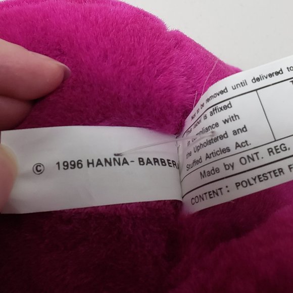 The Flintstones Dino Plush 1996 - Picture 7 of 7